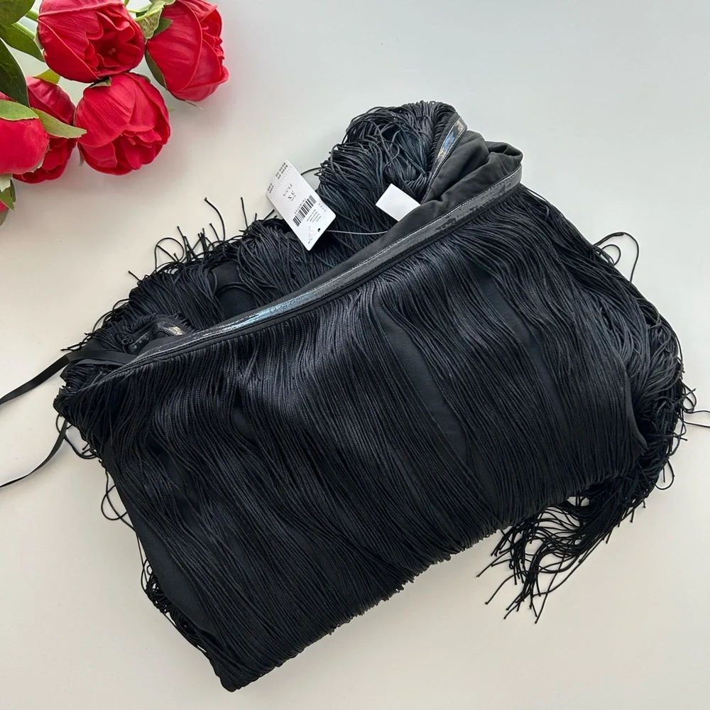 Anthropologie hutch one shoulder fringed mini dress - Picture 11 of 16